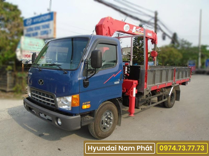 Xe Tải Hyundai HD99 Gắn Cẩu Unic 3 Tấn URV345